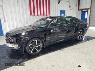 2018 Honda Accord Sport with VIN 1HGCV1F38JA068842, listed as a Copart auction lot 70938575 with 136,244 mi miles and Clean title. Bid and sale history available at DreamBid. Image 1.