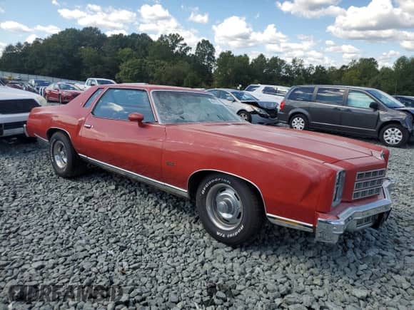 1977 Chevrolet Monte Carlo с VIN 1H57U7B484260, выставлен на аукционе Copart как лот 81410575 с пробегом 34 959 миль миль и Списание • Salvage title. История ставок и продаж доступна на DreamBid. Изображение 4.