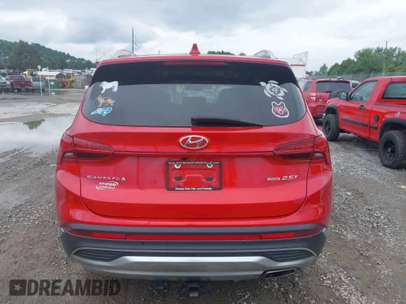 2021 Hyundai Santa Fe Limited with VIN 5NMS4DAL2MH331598, listed as a IAAI auction lot 42894530 with 90,670 mi miles and . Bid and sale history available at DreamBid. Image 16.