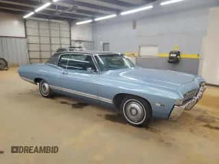 1968 Chevrolet Caprice with VIN 166478S230696, listed as a Copart auction lot 57935105 with 21,735 mi miles and Salvage title. Bid and sale history available at DreamBid. Image 4.