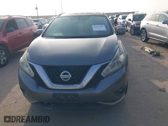 2015 Nissan Murano SV with VIN 5N1AZ2MG8FN245990, listed as a IAAI auction lot 42597391 with 184,532 mi miles and . Bid and sale history available at DreamBid. Image 6.