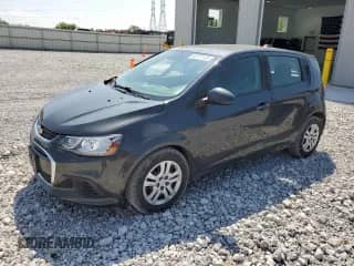 2020 Chevrolet Sonic LT with VIN 1G1JG6SB2L4120048, listed as a Copart auction lot 68727185 with 83,735 mi miles and Salvage title. Bid and sale history available at DreamBid. Image 1.