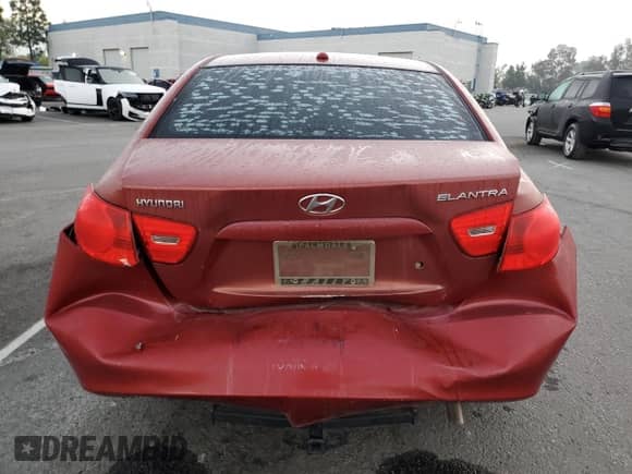 2008 Hyundai Elantra GLS with VIN KMHDU46D48U305900, listed as a Copart auction lot 82297615 with 158,775 mi miles and Salvage title. Bid and sale history available at DreamBid. Image 6.