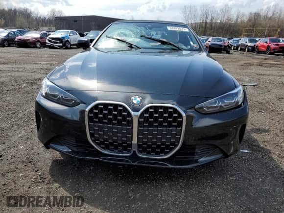 2022 BMW 4 Series 430i with VIN WBA23AT02NCH83569, listed as a Copart auction lot 53329575 with Not provided miles and Salvage title. Bid and sale history available at DreamBid. Image 5.