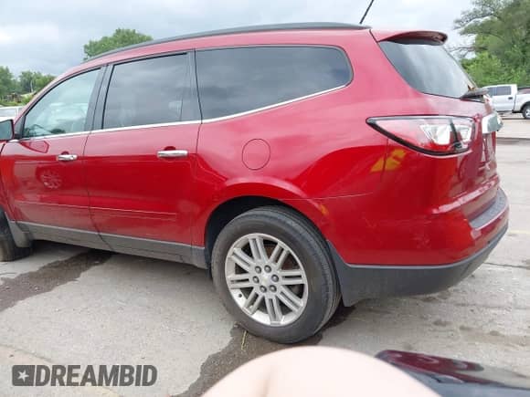 2014 Chevrolet Traverse LT с VIN 1GNKRGKD4EJ322401, выставлен на аукционе IAAI как лот 42860526 с пробегом 180 433 миль миль и . История ставок и продаж доступна на DreamBid. Изображение 3.