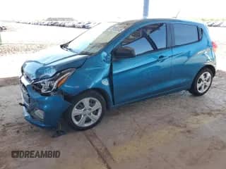 2021 Chevrolet Spark LS z VIN KL8CB6SA9MC703304, wystawiony jako Copart lot #80492565 z przebiegiem 49 585 mil mil oraz Szkoda całkowita • Salvage title. Historia ofert i sprzedaży dostępna na DreamBid. Obrazek 1.