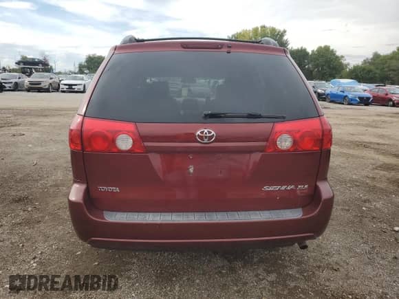2006 Toyota Sienna XLE z VIN 5TDZA22C46S581435, wystawiony jako Copart lot #81224455 z przebiegiem 199 274 mil mil oraz Szkoda całkowita • Salvage title. Historia ofert i sprzedaży dostępna na DreamBid. Obrazek 6.