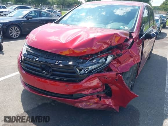 2023 Honda Odyssey Sport z VIN 5FNRL6H7XPB038432, wystawiony jako IAAI lot #42668748 z przebiegiem 28 642 mil mil oraz . Historia ofert i sprzedaży dostępna na DreamBid. Obrazek 6.