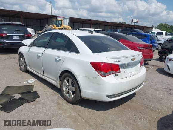 2012 Chevrolet Cruze 1LT with VIN 1G1PF5SC4C7188480, listed as a IAAI auction lot 42942339 with 160,746 mi miles and . Bid and sale history available at DreamBid. Image 3.