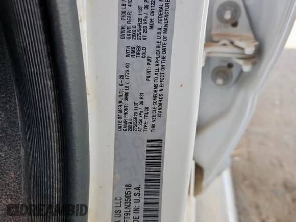 2020 Ram 1500 Lone Star z VIN 1C6SRFFT9LN350518, wystawiony jako Copart lot #80907055 z przebiegiem 77 428 mil mil oraz Czysty tytuł • Clean title. Historia ofert i sprzedaży dostępna na DreamBid. Obrazek 12.