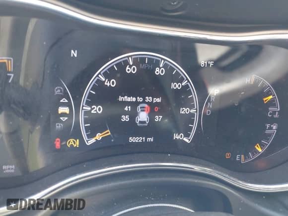 2020 Jeep Grand Cherokee Trailhawk with VIN 1C4RJFLG7LC384524, listed as a IAAI auction lot 42312713 with 50,221 mi miles and . Bid and sale history available at DreamBid. Image 7.