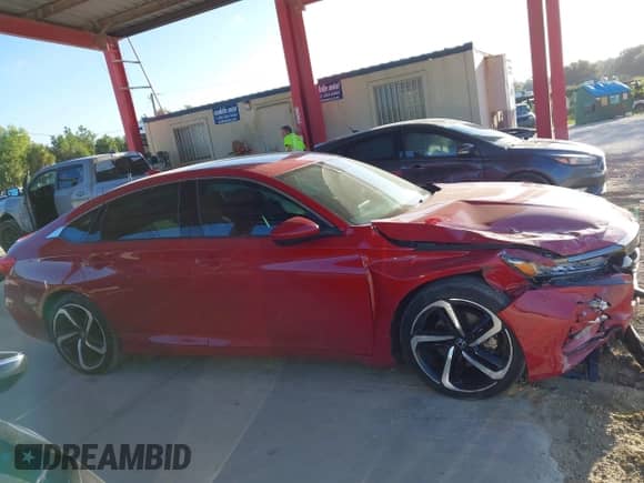 2020 Honda Accord Sport with VIN 1HGCV1F33LA087074, listed as a IAAI auction lot 43331328 with 76,287 mi miles and . Bid and sale history available at DreamBid. Image 14.