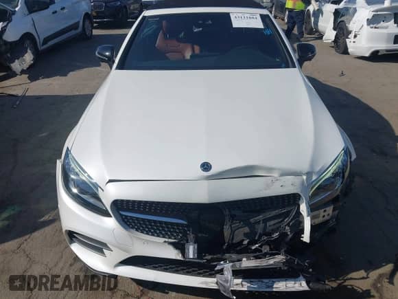 2021 Mercedes-Benz C 300 with VIN W1KWK8DBXMG054858, listed as a IAAI auction lot 43121884 with 36,167 mi miles and . Bid and sale history available at DreamBid. Image 12.
