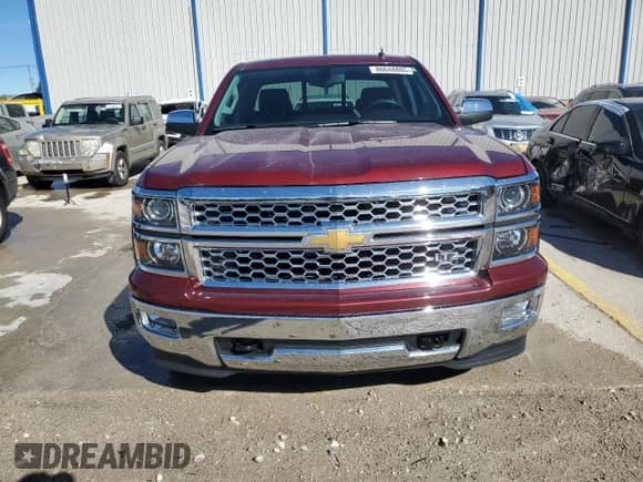 2014 Chevrolet Silverado 1500 LTZ with VIN 1GCVKSEC9EZ123796, listed as a Copart auction lot 86648805 with 95,389 mi miles and Salvage title. Bid and sale history available at DreamBid. Image 5.