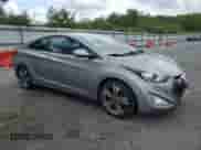 2014 Hyundai Elantra with VIN KMHDH6AH5EU023898, listed as a Copart auction lot 57201485 with 115,101 mi miles and Salvage title. Bid and sale history available at DreamBid. Image 4.