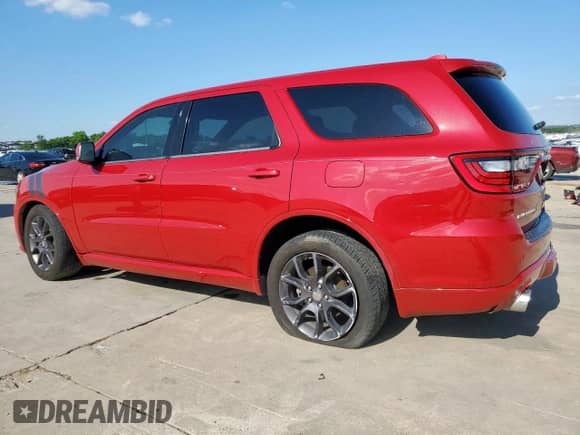 2018 Dodge Durango R/T with VIN 1C4SDHCT1JC490143, listed as a Copart auction lot 56431135 with 103,187 mi miles and Clean title. Bid and sale history available at DreamBid. Image 2.