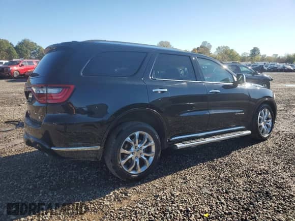 2017 Dodge Durango Citadel with VIN 1C4RDJEG1HC623208, listed as a Copart auction lot 82325275 with 112,323 mi miles and Salvage title. Bid and sale history available at DreamBid. Image 3.
