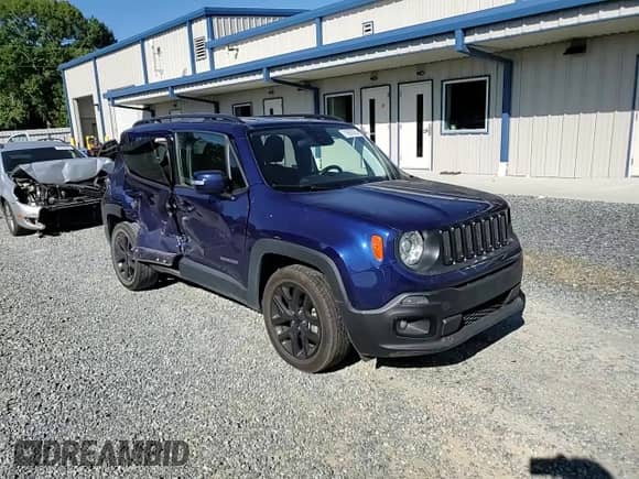 2018 Jeep Renegade Altitude with VIN ZACCJABB8JPG74732, listed as a Copart auction lot 71857075 with 81,449 mi miles and Salvage title. Bid and sale history available at DreamBid. Image 14.