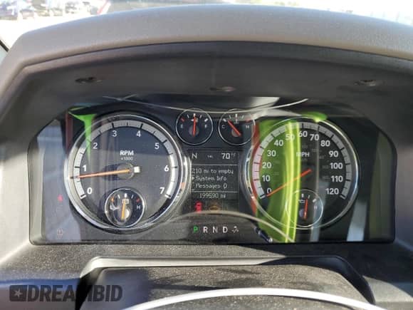 2009 Dodge 1500 SLT z VIN 1D3HB13T29J517694, wystawiony jako Copart lot #72326934 z przebiegiem 199 590 mil mil oraz Szkoda całkowita • Salvage title. Historia ofert i sprzedaży dostępna na DreamBid. Obrazek 9.