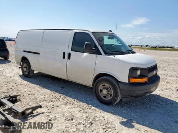 2017 Chevrolet Express Cargo with VIN 1GCZGHFG2H1348975, listed as a Copart auction lot 60532295 with 238,425 mi miles and Salvage title. Bid and sale history available at DreamBid. Image 4.
