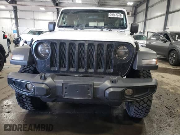 2022 Jeep Wrangler Unlimited Willys с VIN 1C4HJXDM7NW244562, выставлен на аукционе Copart как лот 79667744 с пробегом 47 157 миль миль и Списание • Salvage title. История ставок и продаж доступна на DreamBid. Изображение 5.