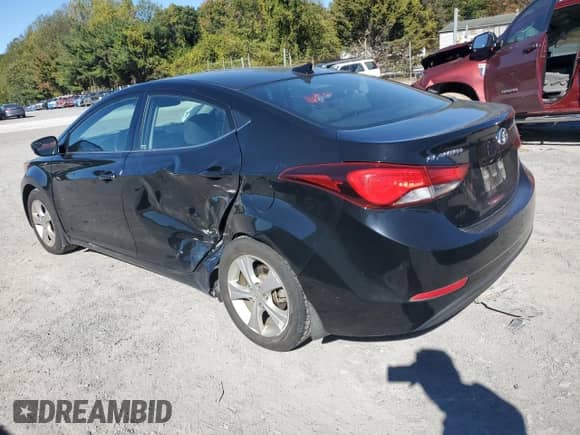 2016 Hyundai Elantra SE with VIN 5NPDH4AE5GH768971, listed as a Copart auction lot 86791525 with 72,905 mi miles and Salvage title. Bid and sale history available at DreamBid. Image 2.