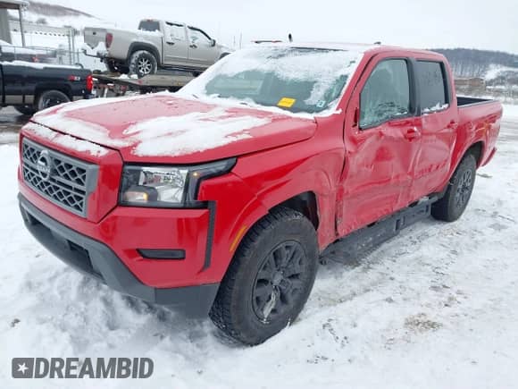 2022 Nissan Frontier SV with VIN 1N6ED1EK6NN691214, listed as a IAAI auction lot 41278521 with 55,510 mi miles and . Bid and sale history available at DreamBid. Image 2.