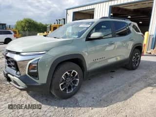 2025 Chevrolet Equinox AWD ACTIV with VIN 3GNAXSEGXSL124954, listed as a Copart auction lot 81660655 with 4,985 mi miles and Salvage title. Bid and sale history available at DreamBid. Image 1.