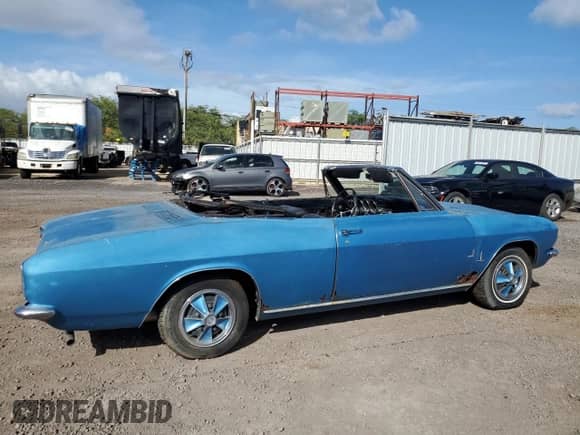 1966 Chevrolet Corvair с VIN 105676W187417, выставлен на аукционе Copart как лот 57153535 с пробегом 59 527 миль миль и Чистый • Clean title. История ставок и продаж доступна на DreamBid. Изображение 3.