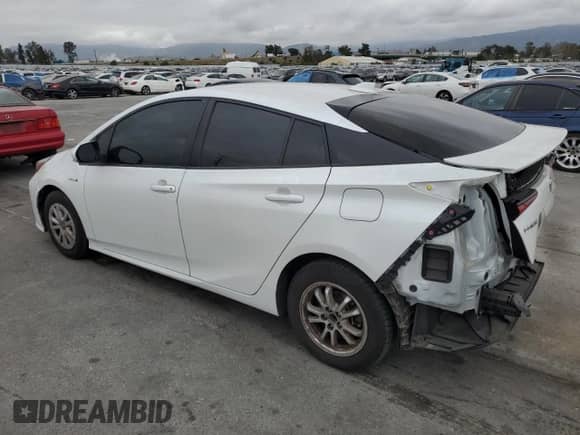 2021 Toyota Prius Limited with VIN JTDKAMFU0M3153019, listed as a Copart auction lot 53568485 with 184,539 mi miles and Salvage title. Bid and sale history available at DreamBid. Image 2.
