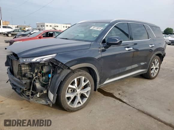 2020 Hyundai Palisade SEL с VIN KM8R44HE3LU159025, выставлен на аукционе Copart как лот 58773815 с пробегом 76 798 миль миль и Списание • Salvage title. История ставок и продаж доступна на DreamBid. Изображение 1.