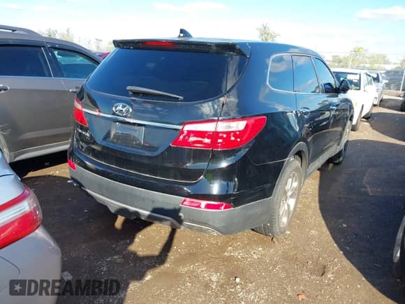 2013 Hyundai Santa Fe GLS with VIN KM8SM4HF8DU011531, listed as a IAAI auction lot 43407261 with 201,852 mi miles and . Bid and sale history available at DreamBid. Image 4.