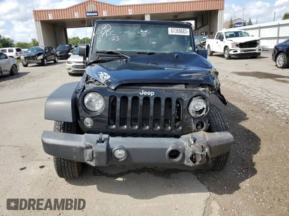 2018 Jeep Wrangler Sport with VIN 1C4AJWAG9JL855246, listed as a Copart auction lot 67369683 with 69,829 mi miles and Salvage title. Bid and sale history available at DreamBid. Image 5.