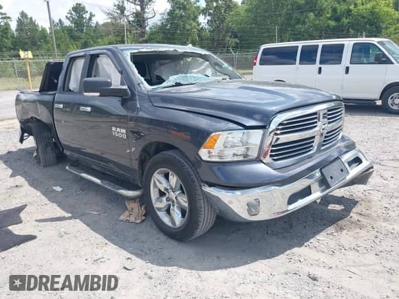 2018 Ram 1500 Big Horn with VIN 1C6RR7GG6JS311650, listed as a IAAI auction lot 42651802 with 80,106 mi miles and . Bid and sale history available at DreamBid. Image 1.
