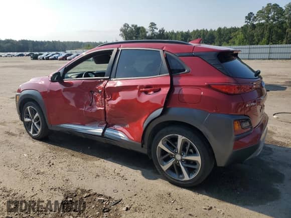 2021 Hyundai Kona Limited с VIN KM8K33A53MU604812, выставлен на аукционе Copart как лот 80782745 с пробегом 39 916 миль миль и Списание • Salvage title. История ставок и продаж доступна на DreamBid. Изображение 2.