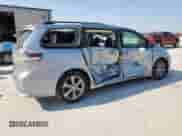 2011 Toyota Sienna SE with VIN 5TDXK3DC7BS049081, listed as a Copart auction lot 80009035 with 155,423 mi miles and Salvage title. Bid and sale history available at DreamBid. Image 3.