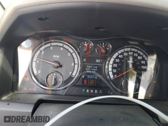 2009 Dodge 1500 SLT with VIN 1D3HV13T69S774097, listed as a Copart auction lot 63344855 with 35,151 mi miles and Salvage title. Bid and sale history available at DreamBid. Image 9.