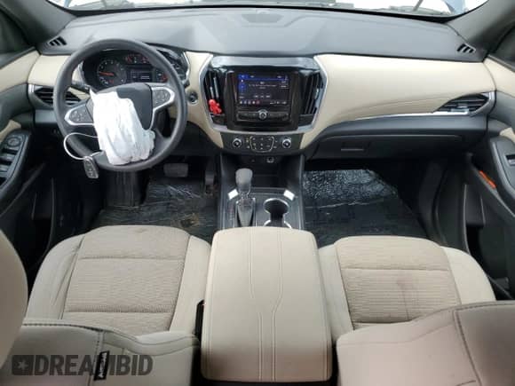 2022 Chevrolet Traverse LS с VIN 1GNEVFKW8NJ190604, выставлен на аукционе Copart как лот 78693064 с пробегом 34 252 миль миль и Списание • Salvage title. История ставок и продаж доступна на DreamBid. Изображение 8.