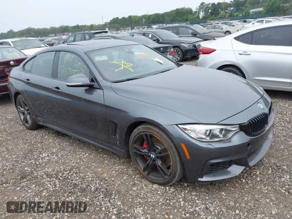 2015 BMW 4 Series 435i xDrive with VIN WBA4B3C51FD670403, listed as a IAAI auction lot 42927811 with Not provided miles and . Bid and sale history available at DreamBid. Image 1.