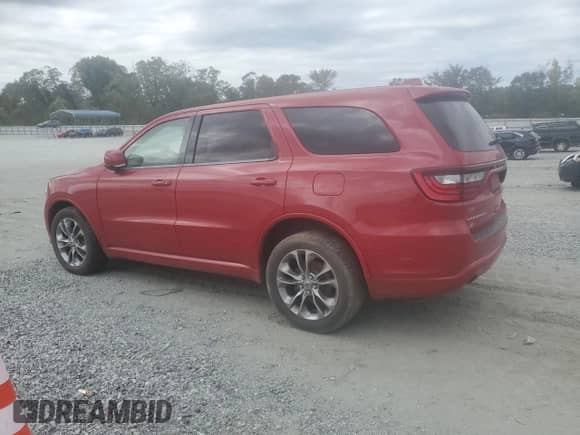 2019 Dodge Durango GT Plus with VIN 1C4RDJDG3KC744587, listed as a Copart auction lot 86254495 with 211,557 mi miles and Clean title. Bid and sale history available at DreamBid. Image 2.