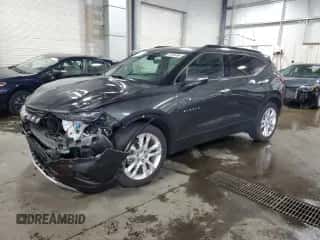 2019 Chevrolet Blazer z VIN 3GNKBHRS1KS574650, wystawiony jako Copart lot #81305385 z przebiegiem 126 477 mil mil oraz Szkoda całkowita • Salvage title. Historia ofert i sprzedaży dostępna na DreamBid. Obrazek 1.