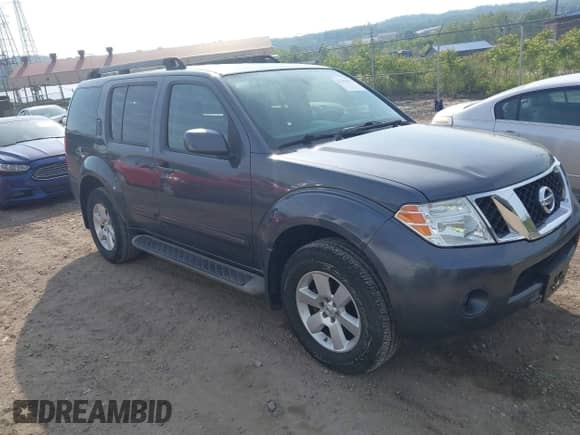 2012 Nissan Pathfinder SV с VIN 5N1AR1NB0CC617519, выставлен на аукционе IAAI как лот 42356876 с пробегом 107 392 миль миль и . История ставок и продаж доступна на DreamBid. Изображение 1.