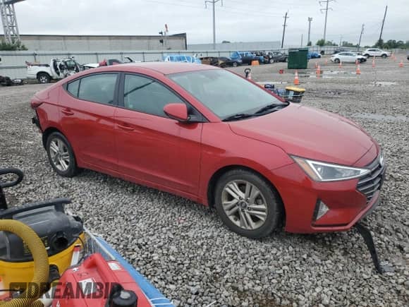 2020 Hyundai Elantra SEL with VIN 5NPD84LF7LH508877, listed as a Copart auction lot 60996895 with 111,664 mi miles and Salvage title. Bid and sale history available at DreamBid. Image 4.