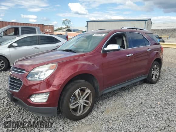 2017 Chevrolet Equinox Premier with VIN 2GNFLGE34H6201942, listed as a Copart auction lot 84283195 with 165,623 mi miles and Salvage title. Bid and sale history available at DreamBid. Image 1.