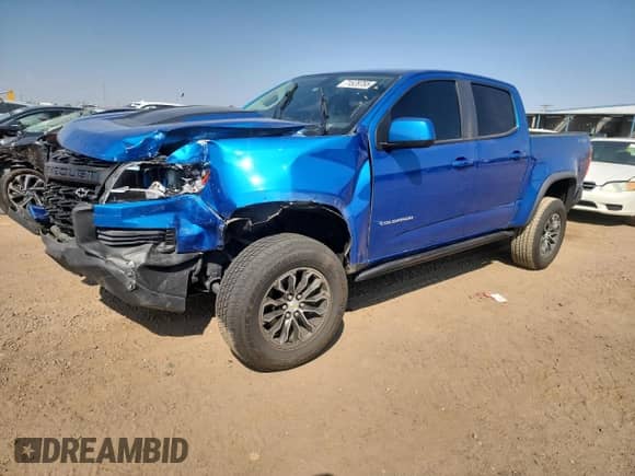 2021 Chevrolet Colorado 4WD ZR2 с VIN 1GCGTEEN4M1145906, выставлен на аукционе Copart как лот 71528765 с пробегом 61 663 миль миль и Списание • Salvage title. История ставок и продаж доступна на DreamBid. Изображение 1.