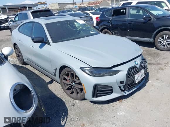 2023 BMW 4 Series 430i with VIN WBA63AV0XPFP44077, listed as a IAAI auction lot 41998141 with 17,946 mi miles and . Bid and sale history available at DreamBid. Image 1.