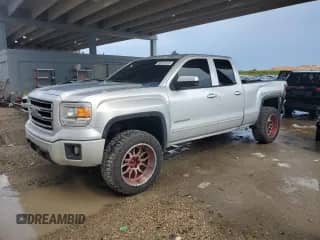 2015 GMC Sierra 1500 with VIN 1GTV2TEH4FZ415326, listed as a Copart auction lot 55413915 with 91,511 mi miles and Salvage title. Bid and sale history available at DreamBid. Image 1.