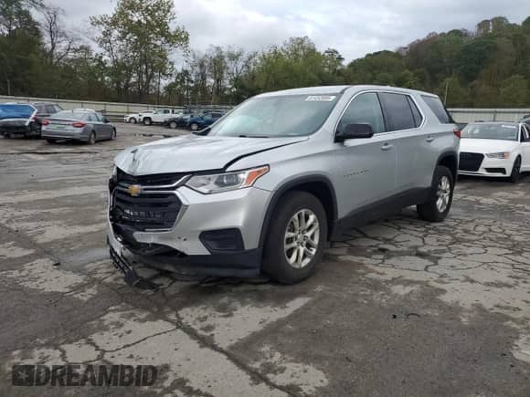 2018 Chevrolet Traverse LS с VIN 1GNERFKW2JJ106954, выставлен на аукционе Copart как лот 81452085 с пробегом 115 334 миль миль и Списание • Salvage title. История ставок и продаж доступна на DreamBid. Изображение 1.