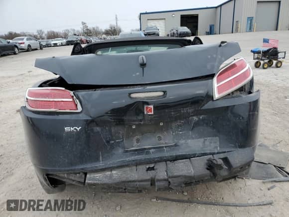 2007 Saturn Sky with VIN 1G8MB35B17Y108074, listed as a Copart auction lot 43916655 with 100,181 mi miles and Non repairable. Bid and sale history available at DreamBid. Image 6.