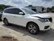 2017 Nissan Pathfinder Platinum with VIN 5N1DR2MM1HC904574, listed as a Copart auction lot 65222125 with 100,208 mi miles and Salvage title. Bid and sale history available at DreamBid. Image 4.